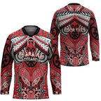 Aotearoa Iwi Te Arawa Personalised Hockey Jersey Maori Kowhaiwhai Pattern