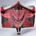 Aotearoa Iwi Te Arawa Hooded Blanket Maori Kowhaiwhai Pattern