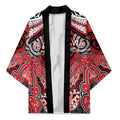 Aotearoa Iwi Te Arawa Personalised Kimono Maori Kowhaiwhai Pattern