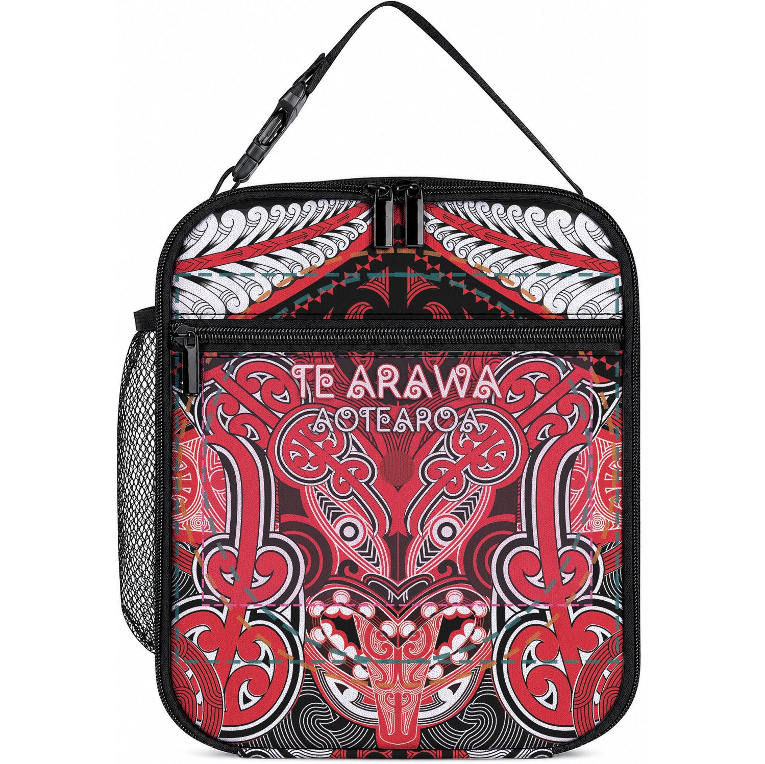 Aotearoa Iwi Te Arawa Lunch Bag Maori Kowhaiwhai Pattern