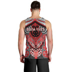 Aotearoa Iwi Te Arawa Personalised Men Tank Top Maori Kowhaiwhai Pattern
