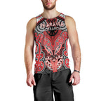 Aotearoa Iwi Te Arawa Personalised Men Tank Top Maori Kowhaiwhai Pattern