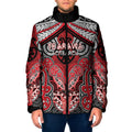 Aotearoa Iwi Te Arawa Personalised Padded Jacket Maori Kowhaiwhai Pattern