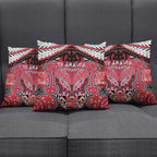 Aotearoa Iwi Te Arawa Pillow Cover Maori Kowhaiwhai Pattern