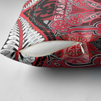 Aotearoa Iwi Te Arawa Pillow Cover Maori Kowhaiwhai Pattern