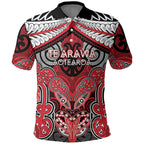 Aotearoa Iwi Te Arawa Personalised Polo Shirt Maori Kowhaiwhai Pattern
