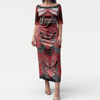 Aotearoa Iwi Te Arawa Personalised Puletasi Maori Kowhaiwhai Pattern