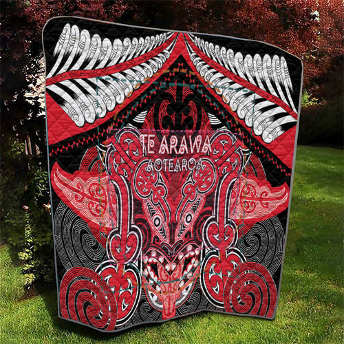 Aotearoa Iwi Te Arawa Quilt Maori Kowhaiwhai Pattern