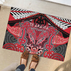 Aotearoa Iwi Te Arawa Rubber Doormat Maori Kowhaiwhai Pattern