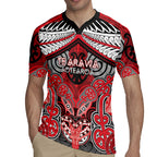 Aotearoa Iwi Te Arawa Personalised Rugby Jersey Maori Kowhaiwhai Pattern