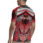 Aotearoa Iwi Te Arawa Personalised Rugby Jersey Maori Kowhaiwhai Pattern