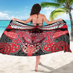 Aotearoa Iwi Te Arawa Sarong Maori Kowhaiwhai Pattern