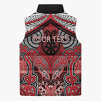 Aotearoa Iwi Te Arawa Personalised Sleeveless Puffer Jacket Maori Kowhaiwhai Pattern