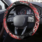 Aotearoa Iwi Te Arawa Steering Wheel Cover Maori Kowhaiwhai Pattern