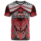 Aotearoa Iwi Te Arawa Personalised T Shirt Maori Kowhaiwhai Pattern