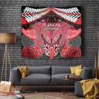 Aotearoa Iwi Te Arawa Tapestry Maori Kowhaiwhai Pattern