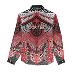 Aotearoa Iwi Te Arawa Personalised Women Casual Shirt Maori Kowhaiwhai Pattern