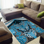 Aotearoa Iwi Ngati Porou Area Rug Maori Kowhaiwhai Pattern