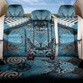 Aotearoa Iwi Ngati Porou Back Car Seat Cover Maori Kowhaiwhai Pattern