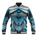 Aotearoa Iwi Ngati Porou Personalised Baseball Jacket Maori Kowhaiwhai Pattern