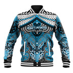 Aotearoa Iwi Ngati Porou Personalised Baseball Jacket Maori Kowhaiwhai Pattern