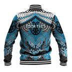 Aotearoa Iwi Ngati Porou Personalised Baseball Jacket Maori Kowhaiwhai Pattern
