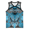 Aotearoa Iwi Ngati Porou Personalised Basketball Jersey Maori Kowhaiwhai Pattern