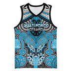 Aotearoa Iwi Ngati Porou Personalised Basketball Jersey Maori Kowhaiwhai Pattern