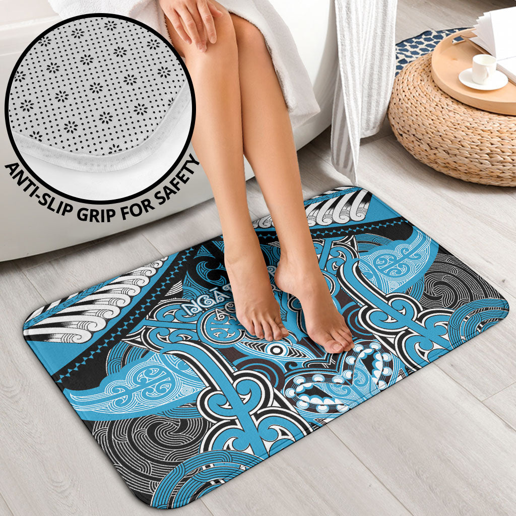 Aotearoa Iwi Ngati Porou Bathroom Set Maori Kowhaiwhai Pattern
