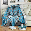 Aotearoa Iwi Ngati Porou Blanket Maori Kowhaiwhai Pattern