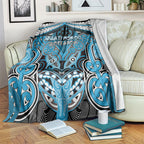 Aotearoa Iwi Ngati Porou Blanket Maori Kowhaiwhai Pattern