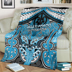 Aotearoa Iwi Ngati Porou Blanket Maori Kowhaiwhai Pattern