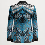 Aotearoa Iwi Ngati Porou Personalised Blazer Maori Kowhaiwhai Pattern