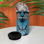Aotearoa Iwi Ngati Porou Personalised 4 in 1 Can Cooler Tumbler Maori Kowhaiwhai Pattern