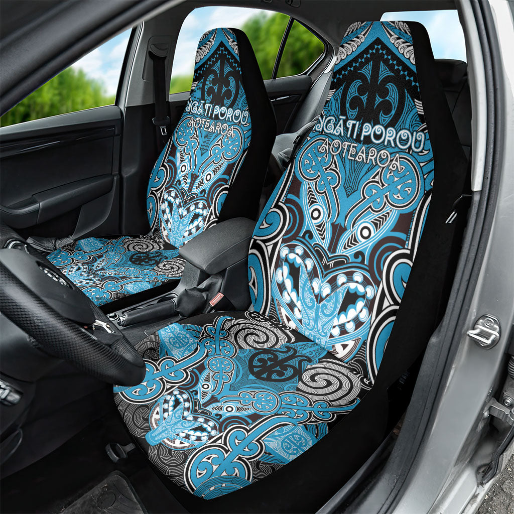 Aotearoa Iwi Ngati Porou Car Seat Cover Maori Kowhaiwhai Pattern