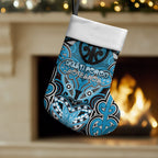 Aotearoa Iwi Ngati Porou Personalised Christmas Stocking Maori Kowhaiwhai Pattern