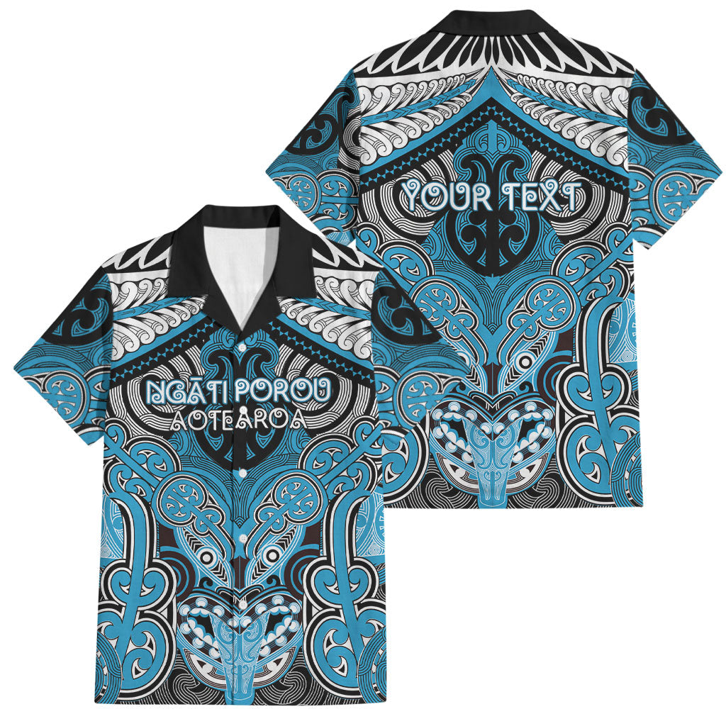 Aotearoa Iwi Ngati Porou Personalised Family Matching Long Sleeve Bodycon Dress and Hawaiian Shirt Maori Kowhaiwhai Pattern