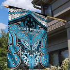 Aotearoa Iwi Ngati Porou Garden Flag Maori Kowhaiwhai Pattern