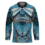 Aotearoa Iwi Ngati Porou Personalised Hockey Jersey Maori Kowhaiwhai Pattern