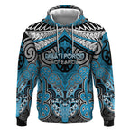 Aotearoa Iwi Ngati Porou Personalised Hoodie Maori Kowhaiwhai Pattern