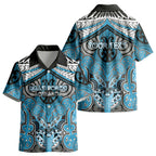 Aotearoa Iwi Ngati Porou Personalised Kid Hawaiian Shirt Maori Kowhaiwhai Pattern