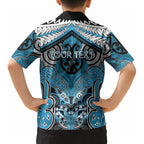 Aotearoa Iwi Ngati Porou Personalised Kid Hawaiian Shirt Maori Kowhaiwhai Pattern