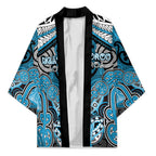 Aotearoa Iwi Ngati Porou Personalised Kimono Maori Kowhaiwhai Pattern
