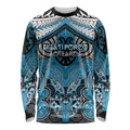 Aotearoa Iwi Ngati Porou Personalised Long Sleeve Shirt Maori Kowhaiwhai Pattern