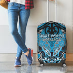 Aotearoa Iwi Ngati Porou Luggage Cover Maori Kowhaiwhai Pattern