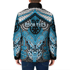 Aotearoa Iwi Ngati Porou Personalised Padded Jacket Maori Kowhaiwhai Pattern