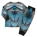 Aotearoa Iwi Ngati Porou Personalised Christmas Pajama Set Maori Kowhaiwhai Pattern