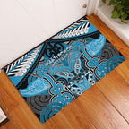 Aotearoa Iwi Ngati Porou Rubber Doormat Maori Kowhaiwhai Pattern
