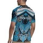 Aotearoa Iwi Ngati Porou Personalised Rugby Jersey Maori Kowhaiwhai Pattern
