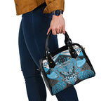 Aotearoa Iwi Ngati Porou Shoulder Handbag Maori Kowhaiwhai Pattern